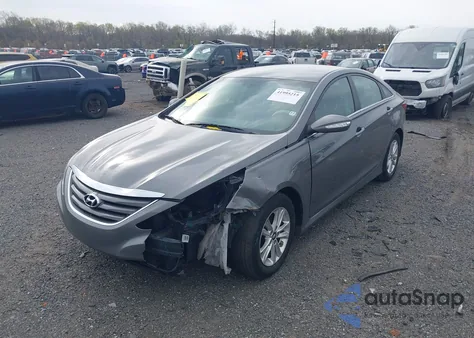 2014 Hyundai Sonata Gls z USA, uszkodzony, nr VIN 5NPEB4AC3EH908548